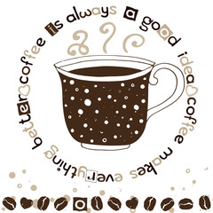 coffee cup background