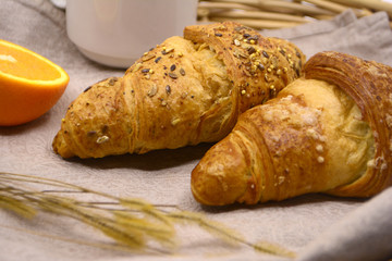 croissants close-up