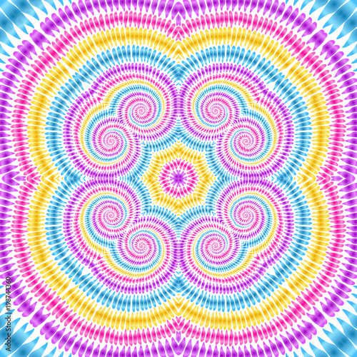 Download "Tie dye background boho hippie vector shibori rainbow ...