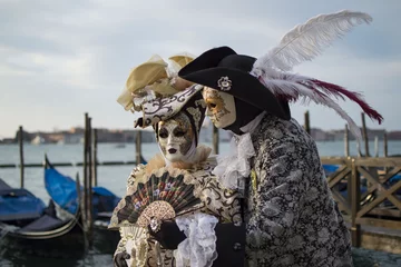 Foto op Canvas Venice Carnival - The Masks © McoBra89