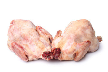 Raw chickens