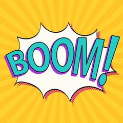 Comics text sound effects. Bubble speech phrase. Vector illustration