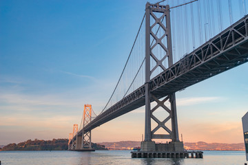 Fototapeta premium The Oakland-San Francisco Bay Bridge