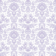 Seamless lilac lace