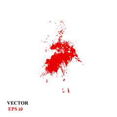 traces of blood. vector illustration