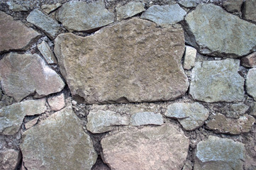 Background grey, rough, stone wall.