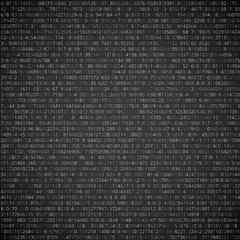 Obraz premium Binary code