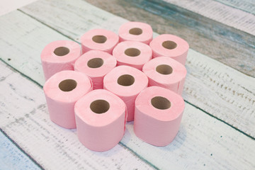 Eleven rolls of toilet paper