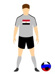 Footballeur de l'équipe d'Egypte au Mondiale 2018	