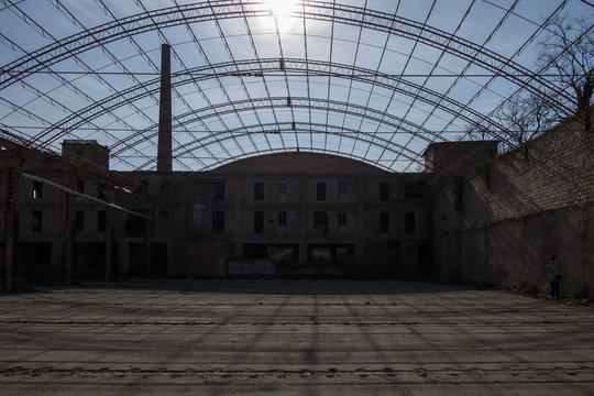 Fabbrica di mattoni abbandonata