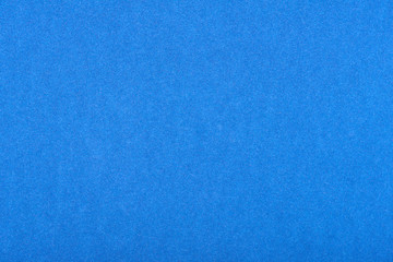 Bright blue velvet paper texture background 