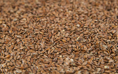 Heap of linseed