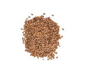 Heap of linseed