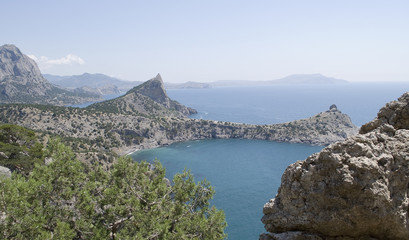 Crimean mountains. Karaul-Oba, Cape Kapchik