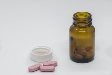 Pills with Pill Bottle