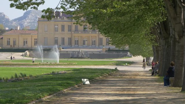An alley in Borely Park, Marseilles