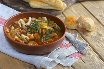 thick soup lagman