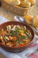 thick soup lagman