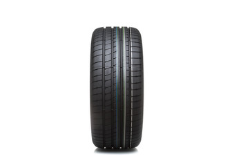 new tyre isolated on white background © gawriloff