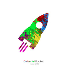 Paint Splatter  - Rocket