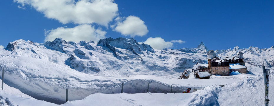 Gornergrat und Matterhorn, Schweiz