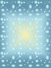 Hintergrund Blümchen, hellblau     