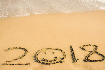 writing on the beach love