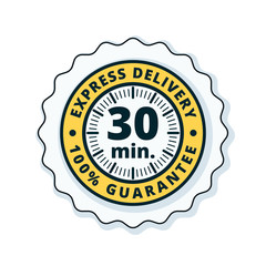 30 minutes Express Delivery illustration