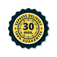 30 minutes Express Delivery illustration