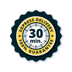 30 minutes Express Delivery illustration