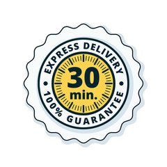 30 minutes Express Delivery illustration