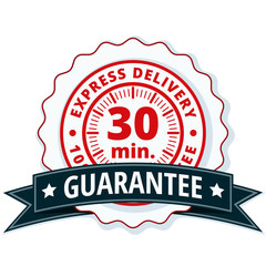 30 minutes Express Delivery illustration