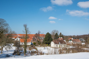 Fototapeta premium town of Vordingborg in Denmark