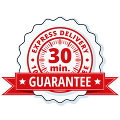 30 minutes Express Delivery illustration