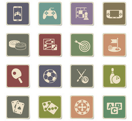 games icon set