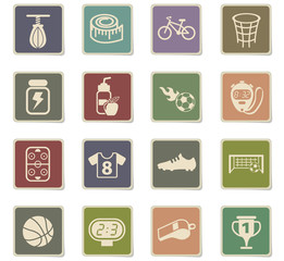 sport icon set