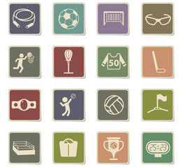 sport icon set