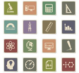 university icon set