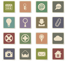 user interface icon set