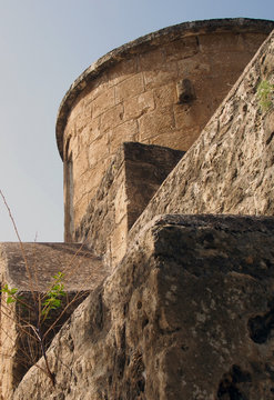 detail of the old church of St Anthony in Paphos, Cyprus