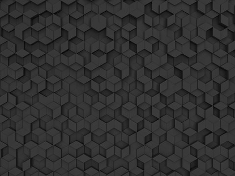 Hexagons made of rhombuses © montego6