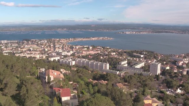 Aerial view of Sete