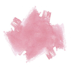 Isolated spots on white background. Watercolor stains, blots, smears. Blood, spray. Set for design