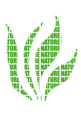 Hierba formada por naturaleza.