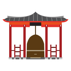 Asian palace symbol vector illustration graphic design
