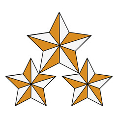 Obraz premium Stars shape symbol vector illustration graphic design