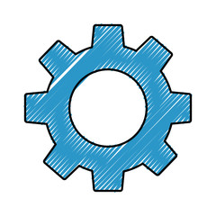 gear machine isolated icon
