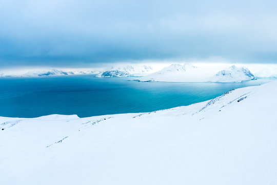 Beautiful landscape and scenery in Antarctica