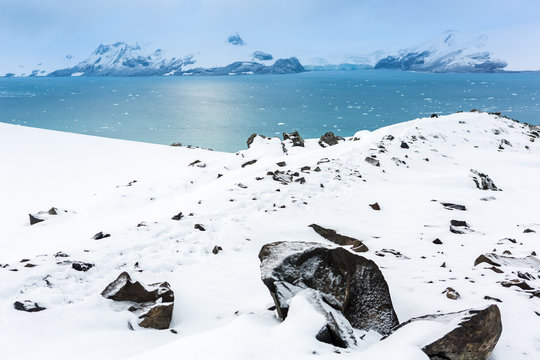Beautiful landscape and scenery in Antarctica
