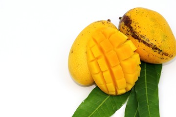 Thai yellow  sweet mango fruit